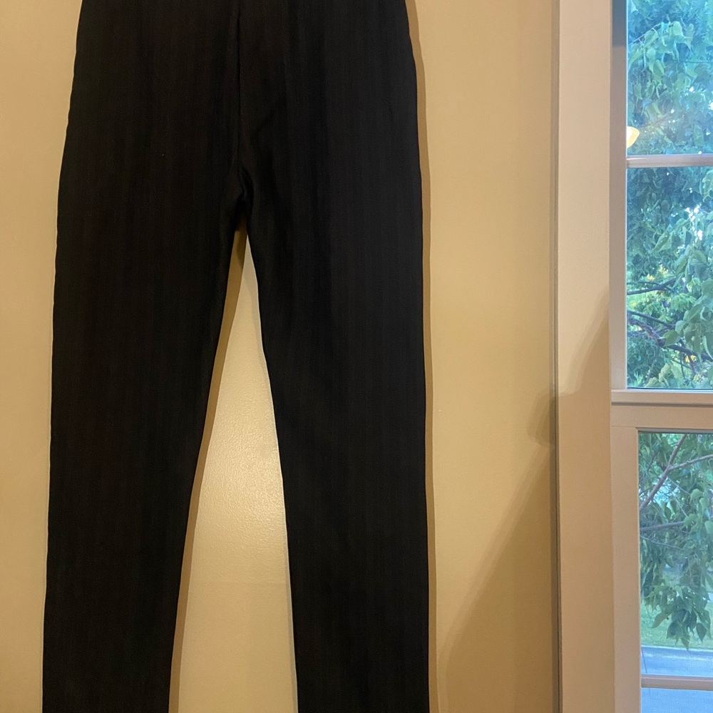 Men's Black Striped Pants